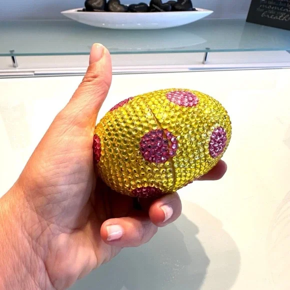 Swarovski Crystal custom Easter Egg basket centerpiece home decor - Picture 11 of 11